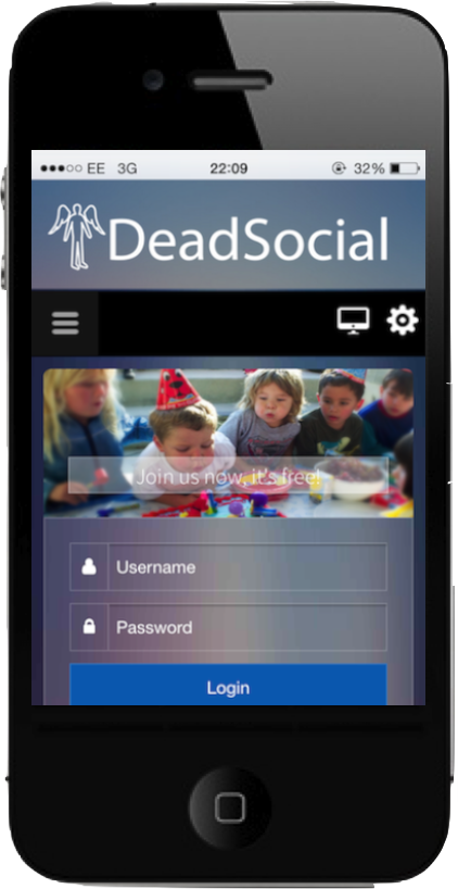 DeadSocial works on your mobile phone
