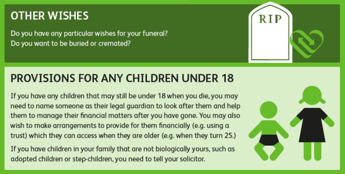 Funeral Wishes - Write a Will