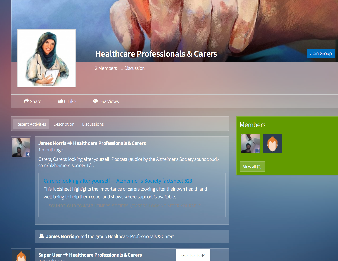 Healthcare professional forum will release in May  June